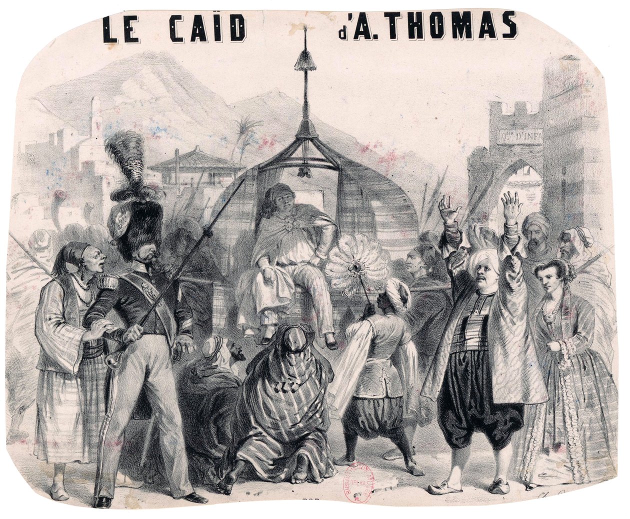 Le caïd av A. Thomas av Charles Bour