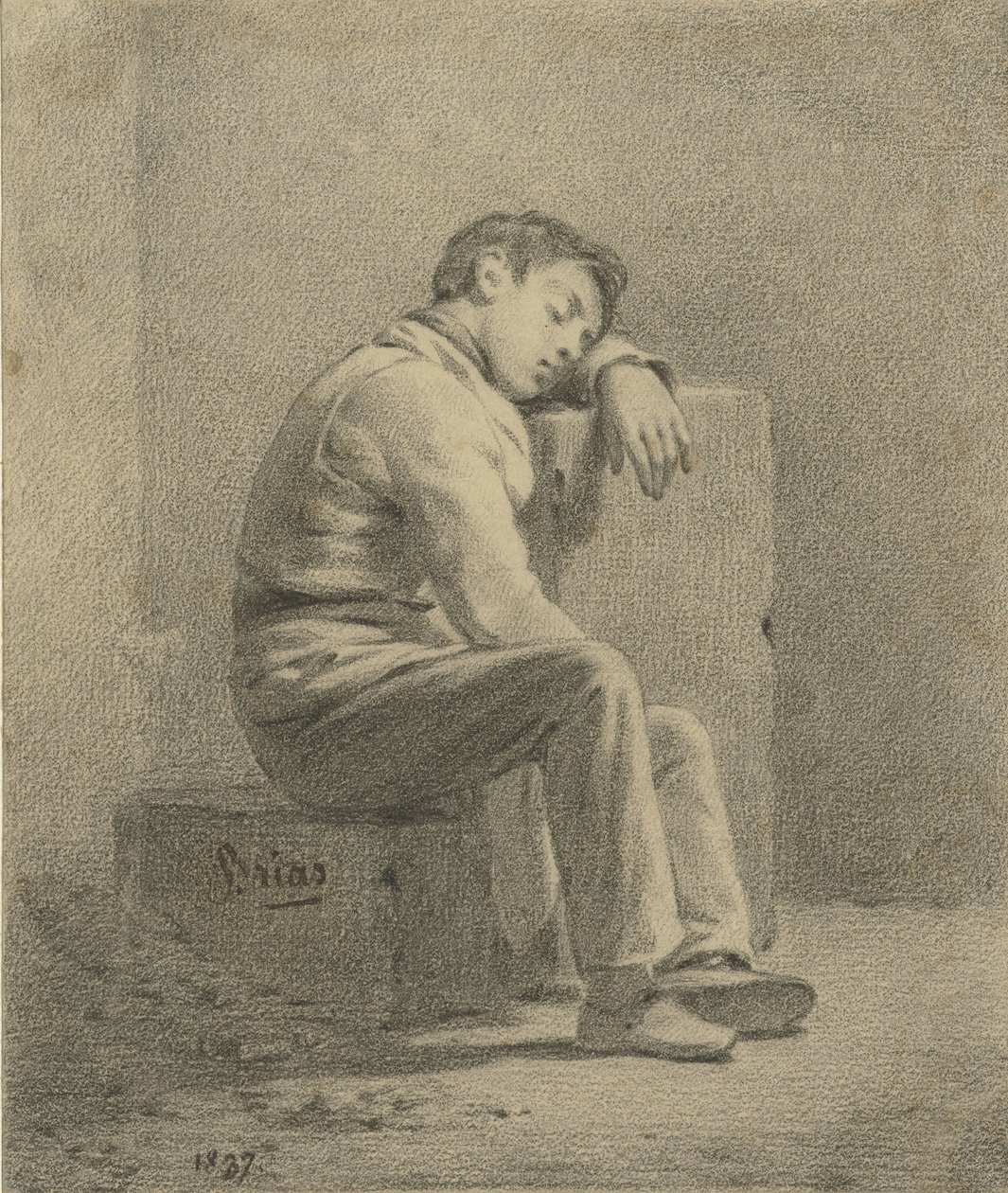 sovande pojke av Charles Brias