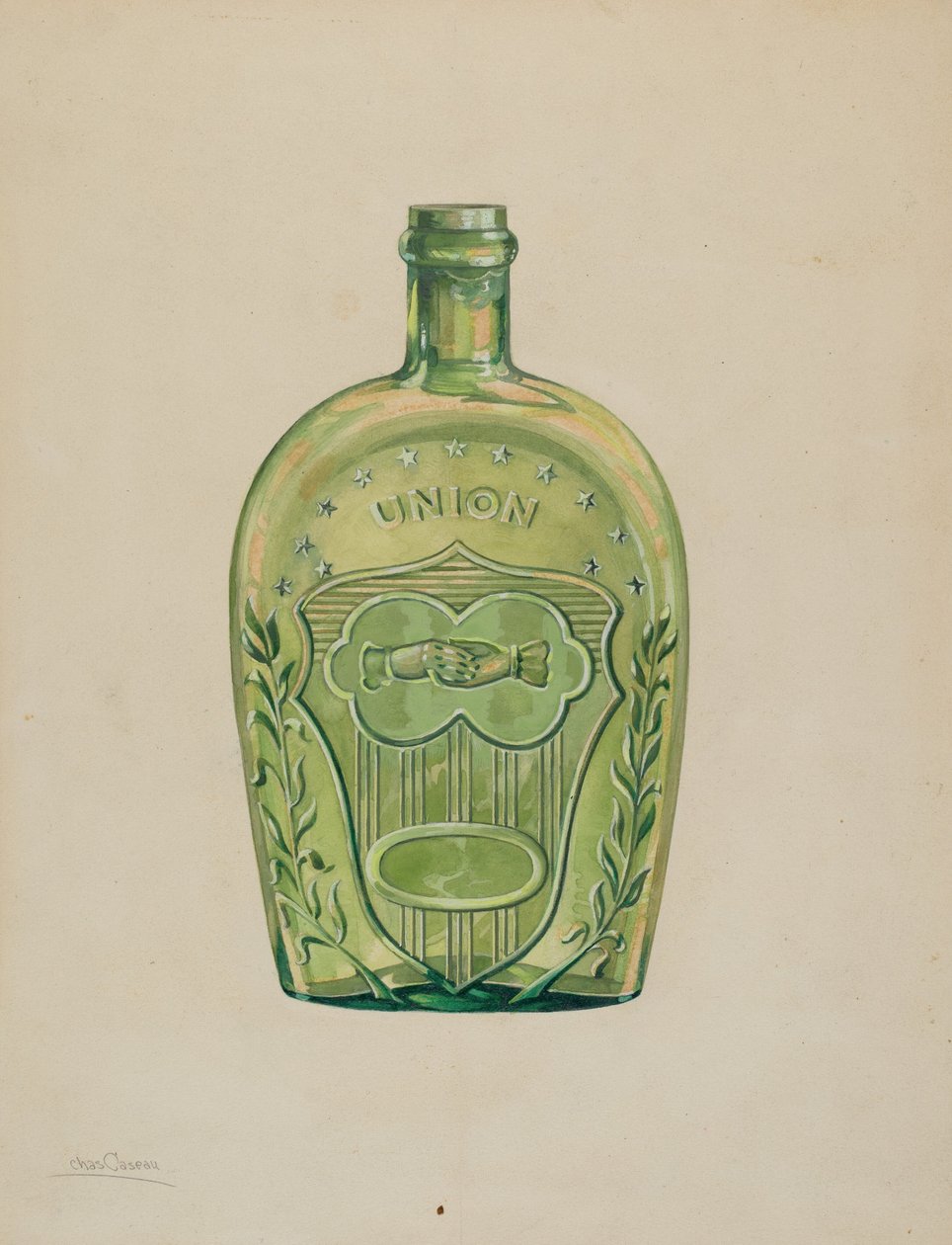Spritflaska av Charles Caseau
