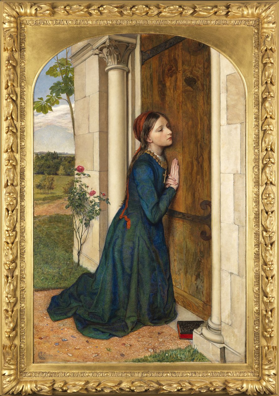 Den heliga Elizabeth av Ungerns hängivna barndom, 1852 av Charles Collins