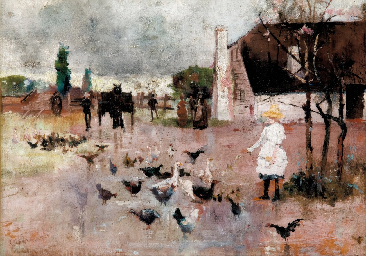 Dags för te av Charles Edward Conder