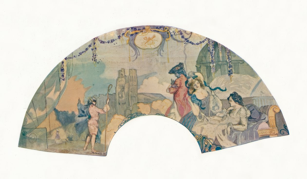 Den romantiska utflykten av Charles Edward Conder