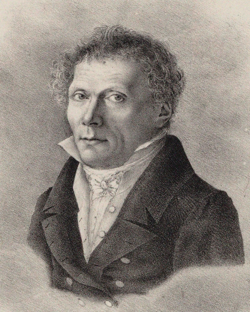 Porträtt av tonsättaren Anton Reicha 1770-1836, 1830. av Charles Constans