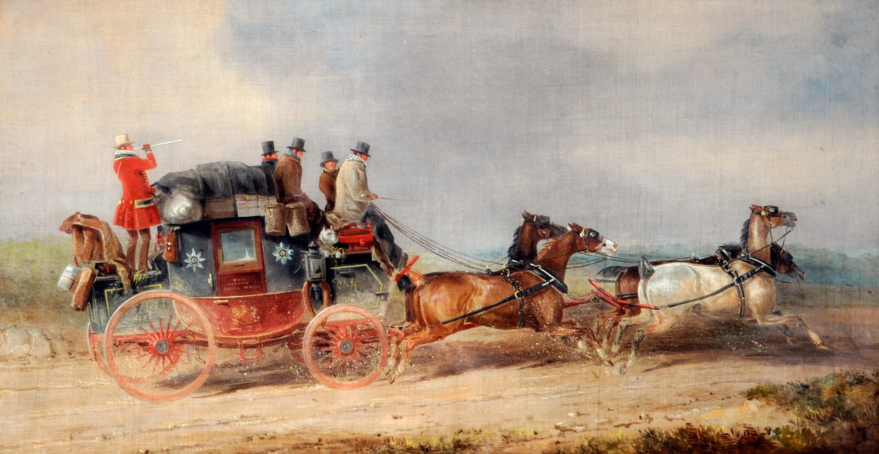 Hull and London Royal Mail, ca 1835 (olja på duk) av Charles Cooper Henderson
