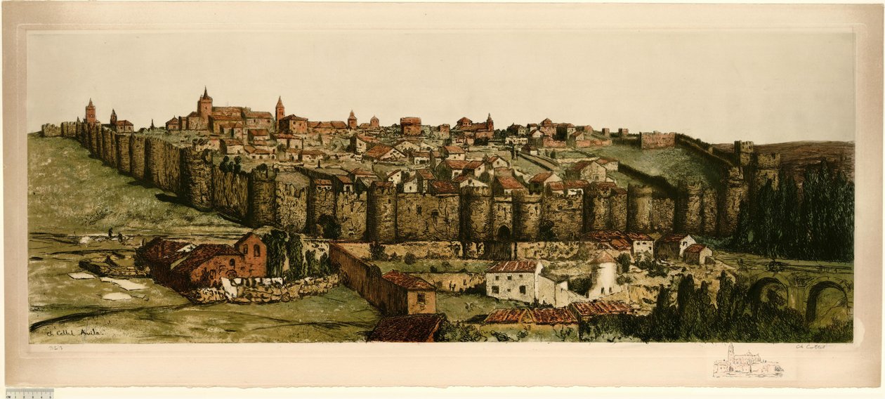 Avila (uppgift b) av Charles Cottet