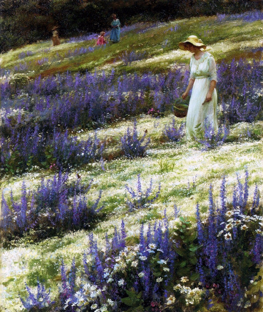 På en kulle, 1914 av Charles Courtney Curran