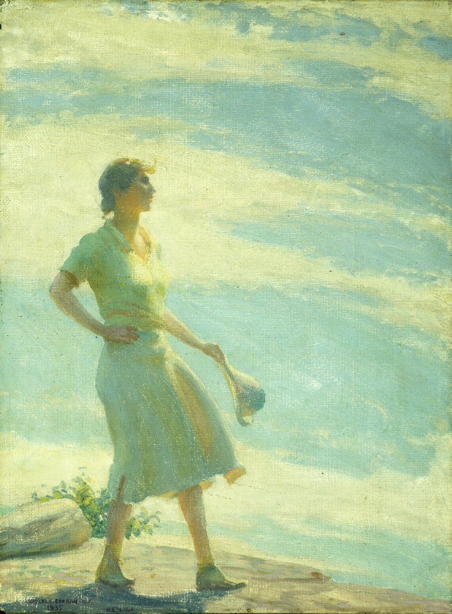Går på klippan av Charles Courtney Curran