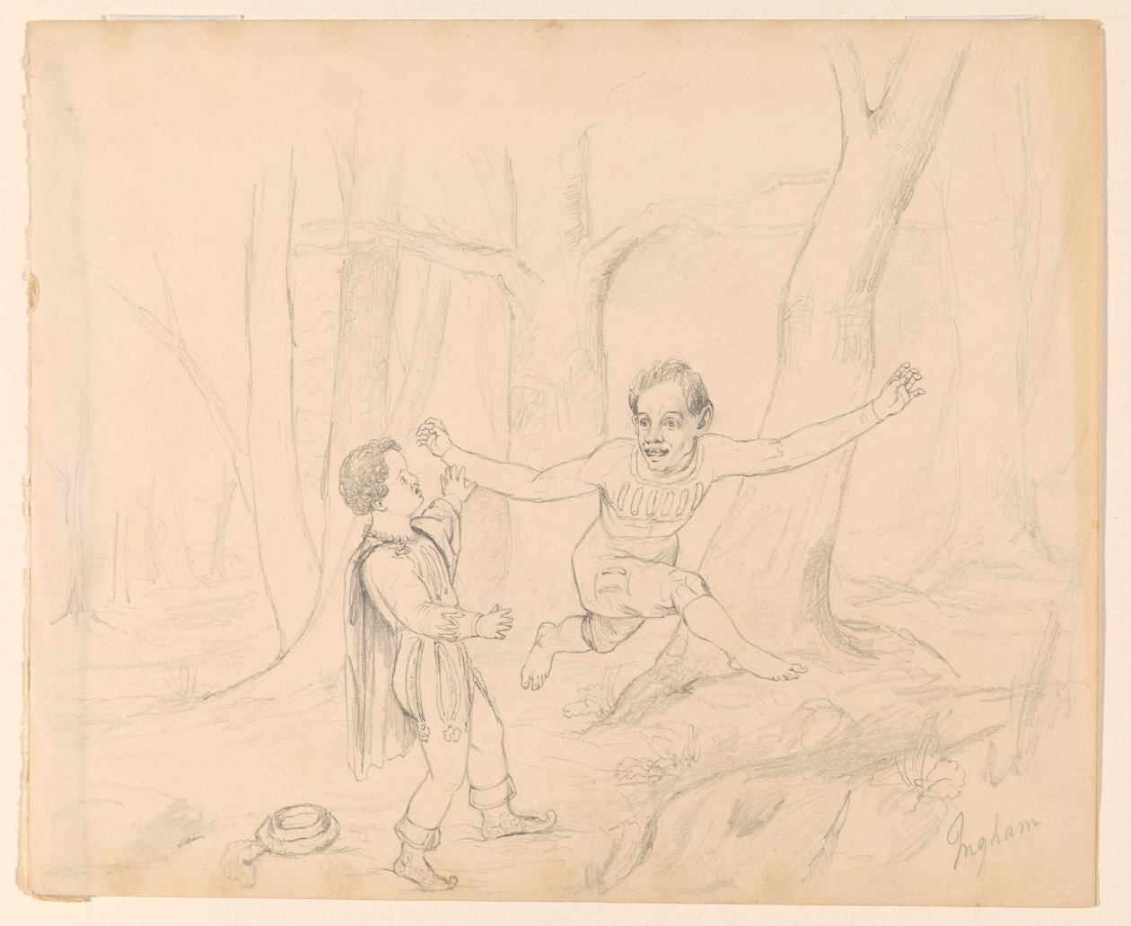 Scen från Scott av Charles Cromwell Ingham