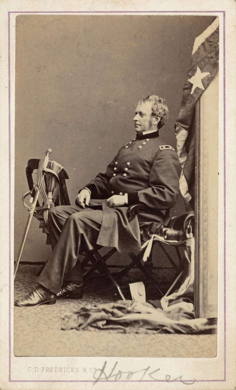 General Joseph Hooker,ca. 1865 (foto) av Charles D. Fredricks