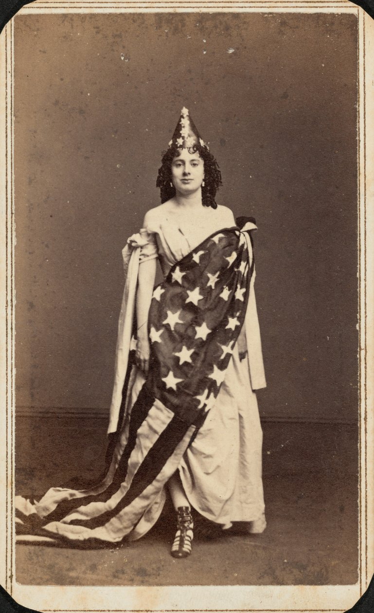 Isabelle "Belle" Freeman, ca 1860 (foto) av Charles D. Fredricks