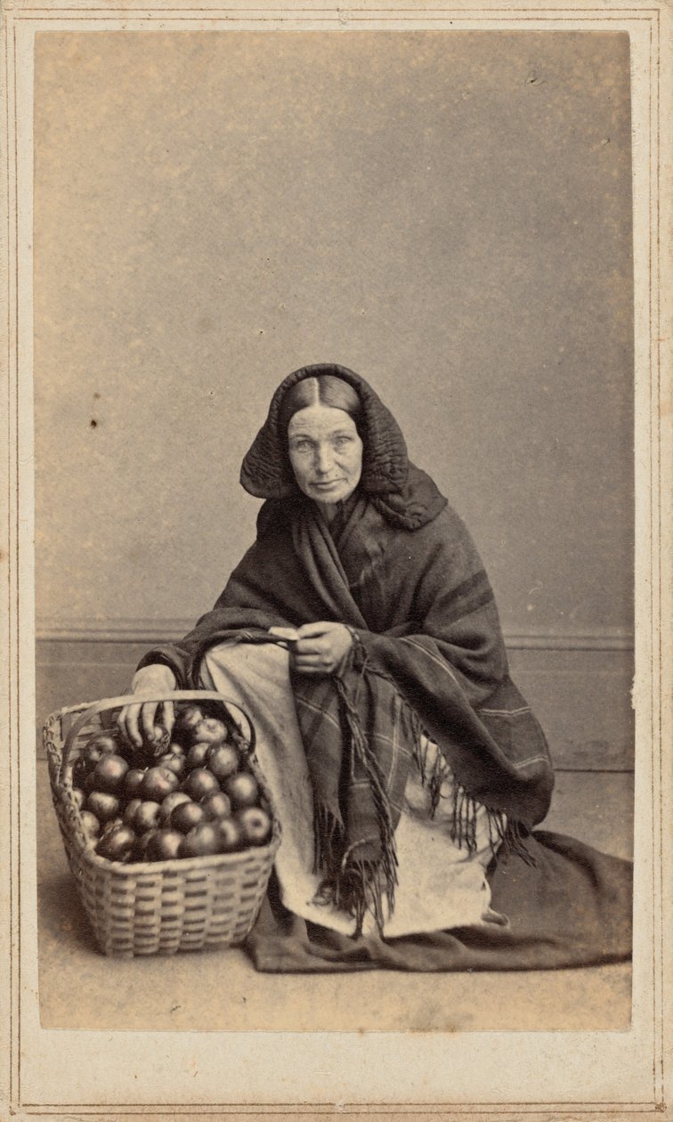 Porträtt av en kvinna,ca. 1860 (foto) av Charles D. Fredricks