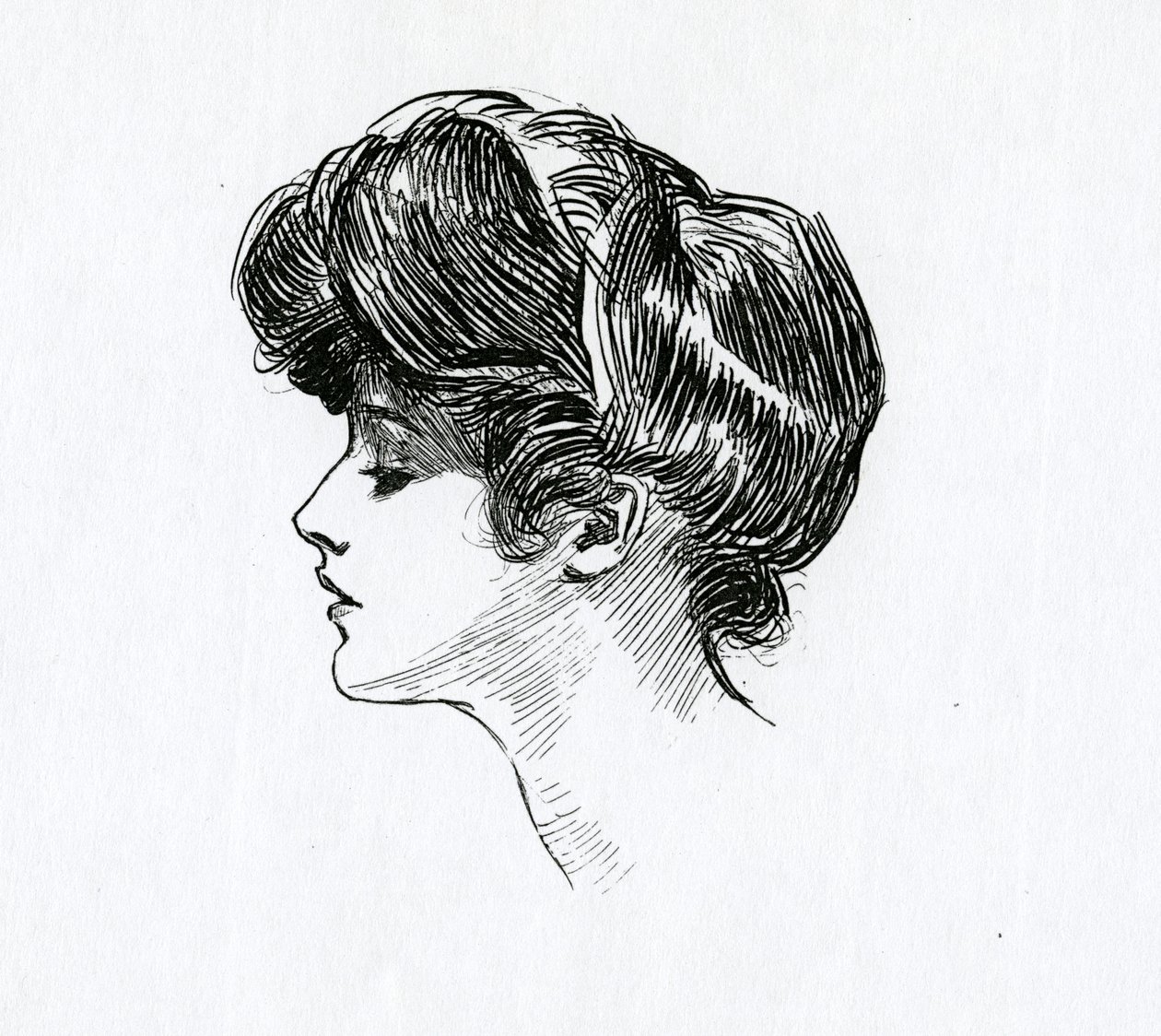 En Gibson Girl, ca 1902 av Charles Dana Gibson