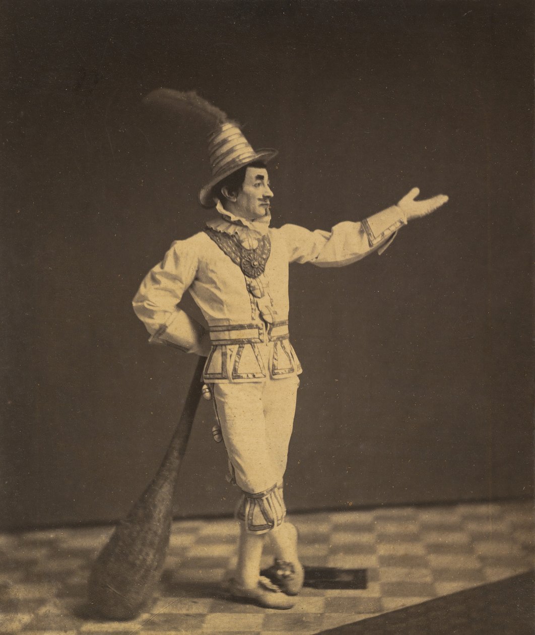 Clown, ca. 1860. av Charles De Forest Fredricks