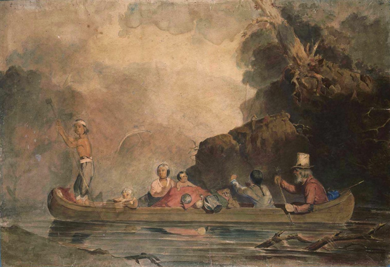Trappan och hans familj av Charles Deas