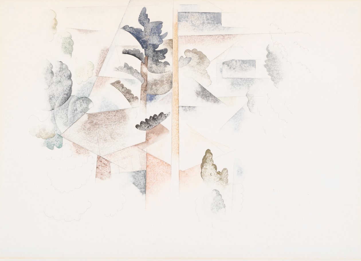 Bermuda: Träd och arkitektur av Charles Demuth