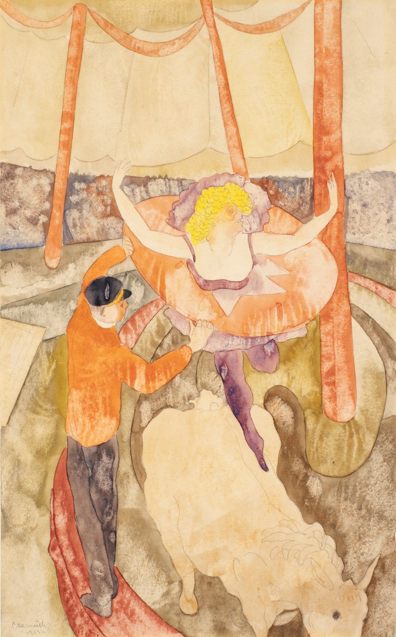 Ryttare och assistent av Charles Demuth