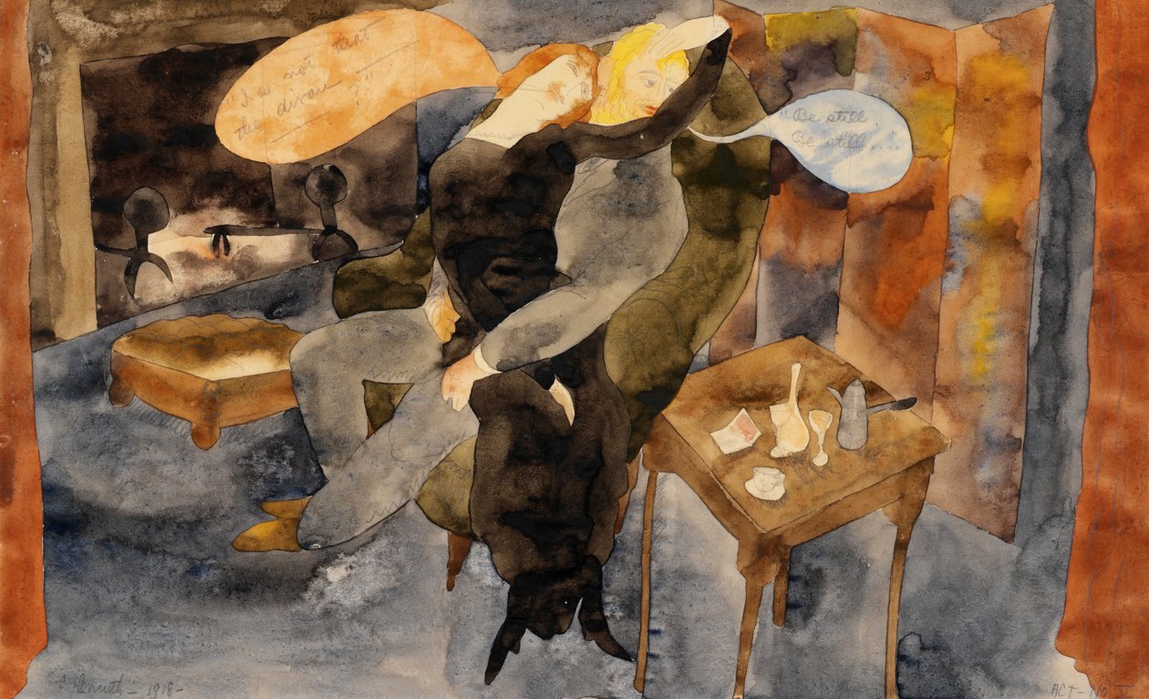 Zolas Pandora, 1918 (wc på papper) av Charles Demuth