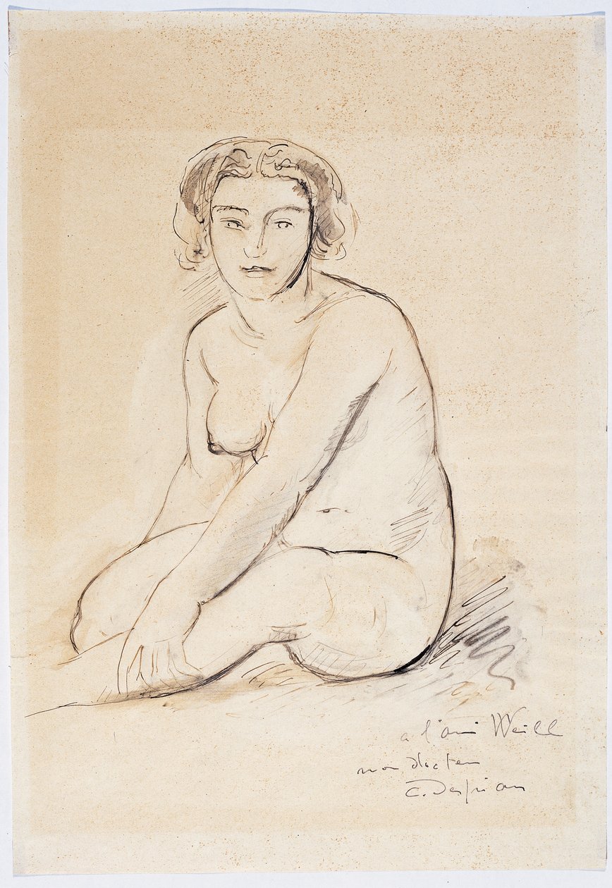 Illustration till "Dikter" av Charles Baudelaire av Charles Despiau