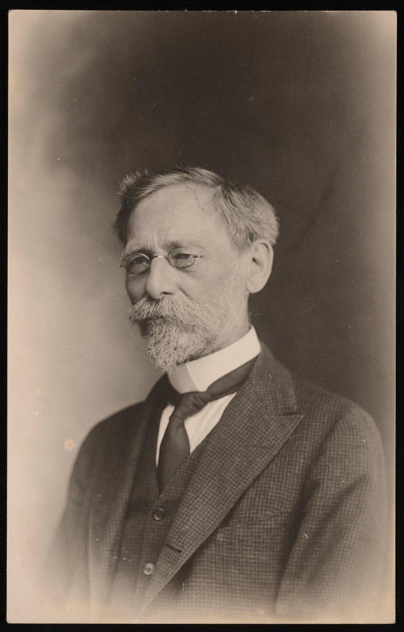 Porträtt av Leonhard Stejneger 1851-1943, ca 1910-talet. av Charles E Kerfoot