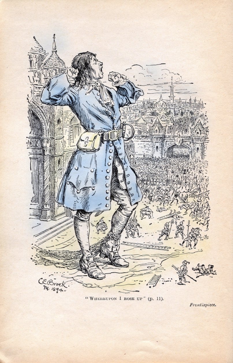 Gullivers uppvaknande, Lilliputtarna av Charles Edmund Brock