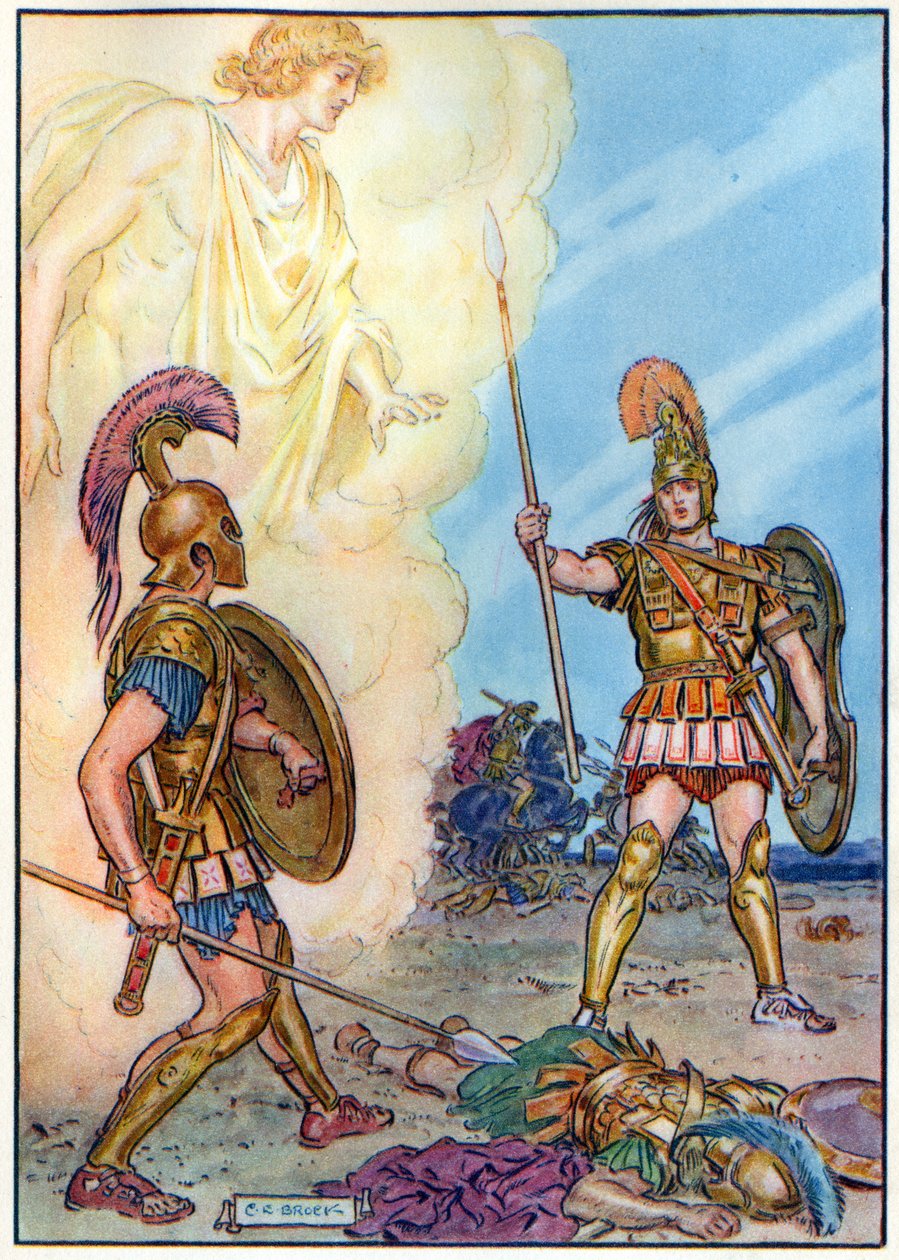 Hector räddad av Apollo, från "The Children