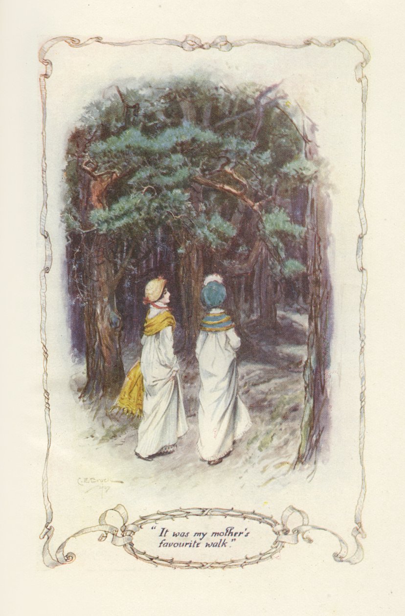 Det var min mammas favoritvandring, 1907 (illustration) av Charles Edmund Brock