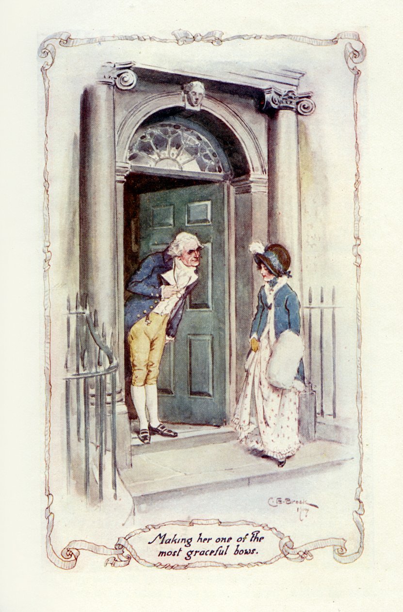 Gör henne till en av hans mest graciösa rosetter, 1907 (illustration) av Charles Edmund Brock