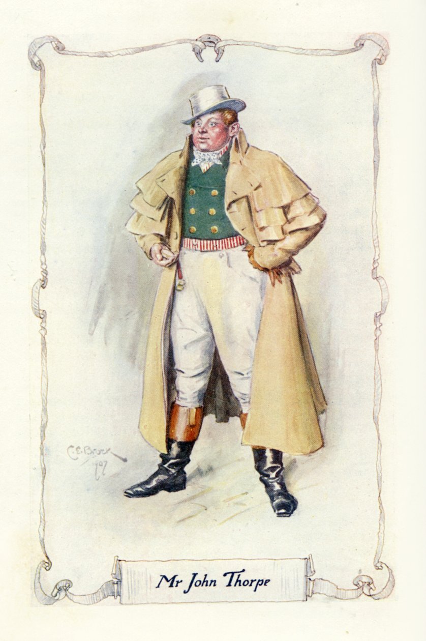 Mr John Thorpe, 1907 (illustration) av Charles Edmund Brock