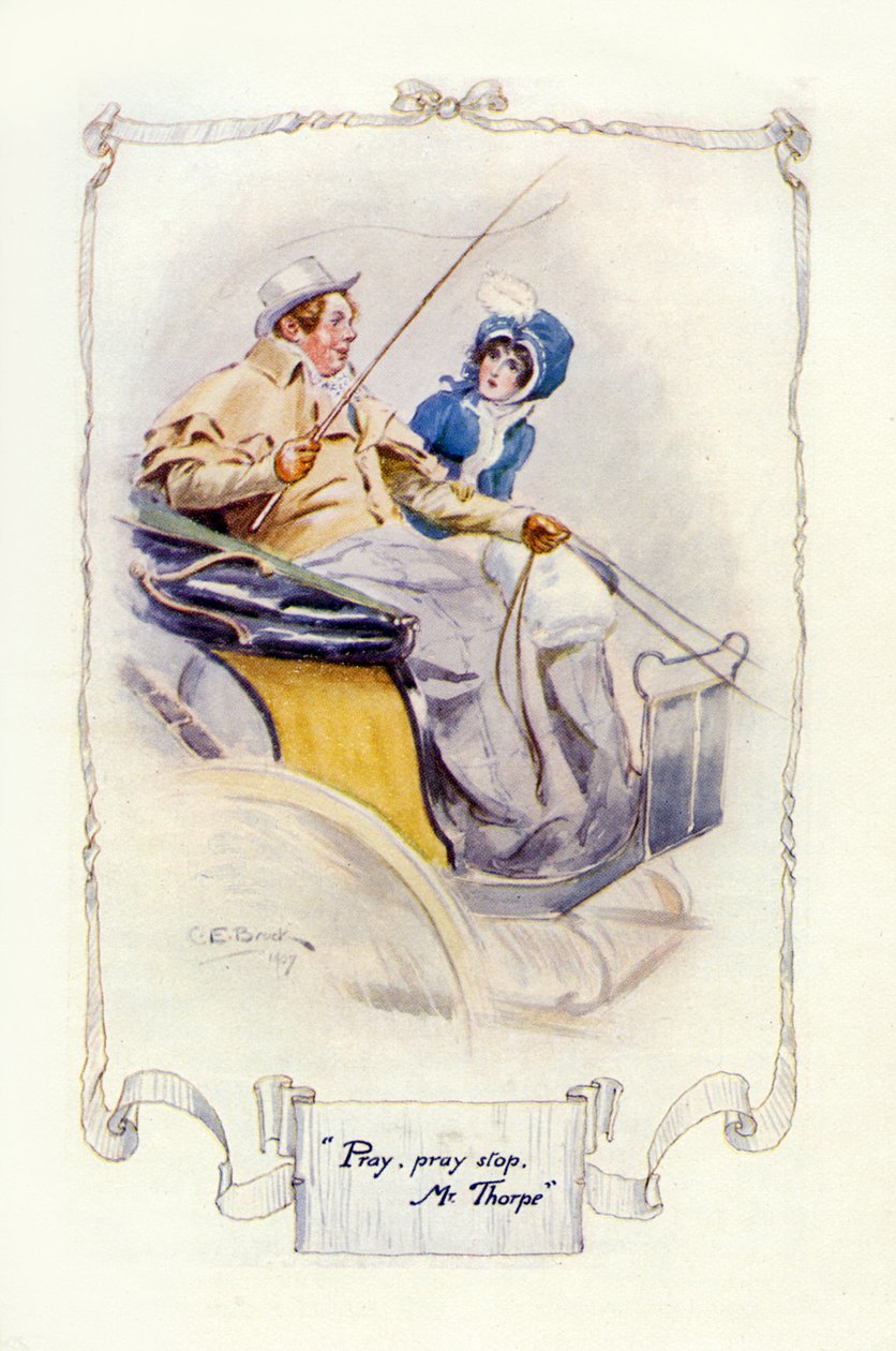 Be, be, sluta, Mr Thorpe, 1907 (illustration) av Charles Edmund Brock