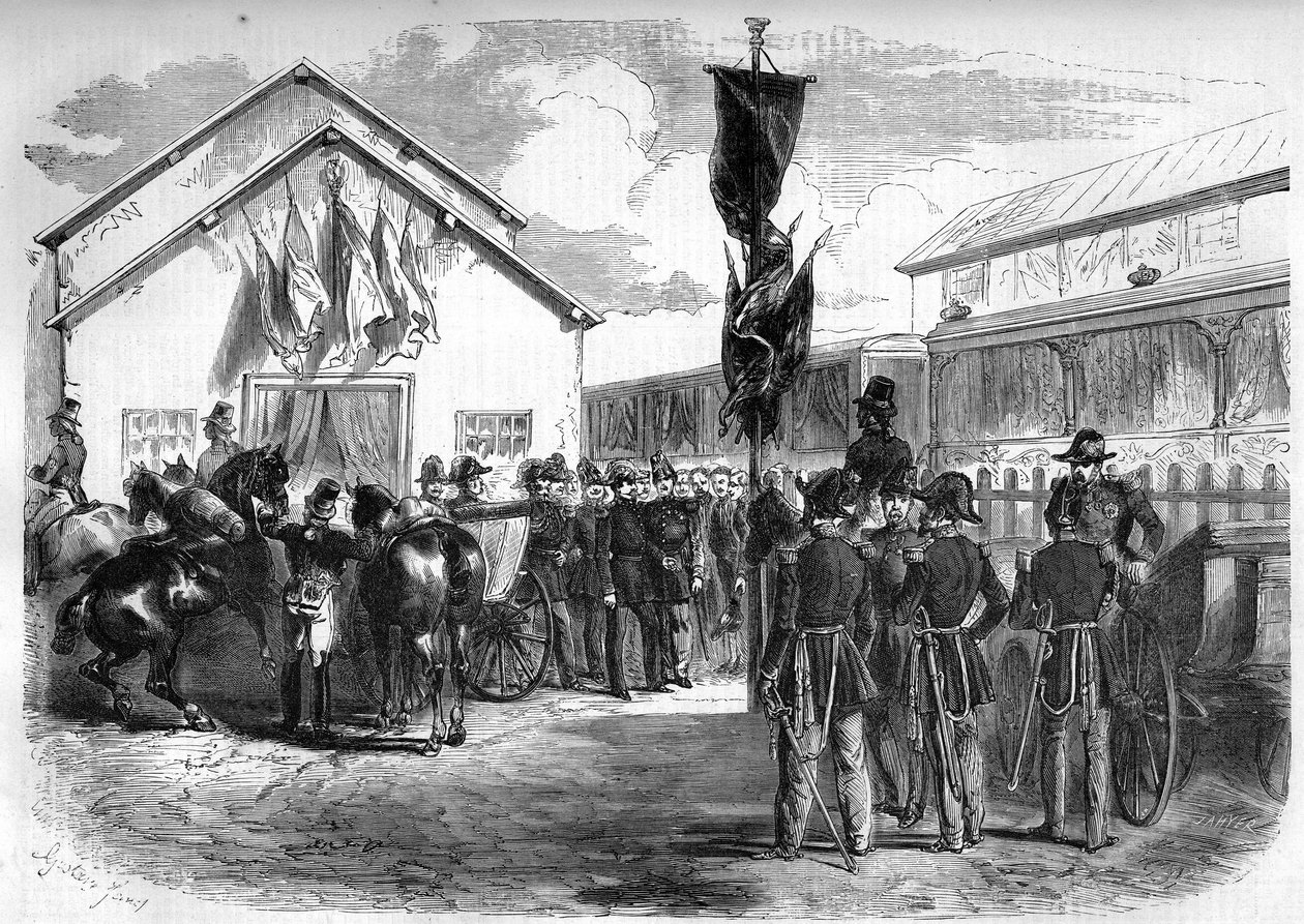 Chalons militärläger av Charles Edouard Armand Dumaresq