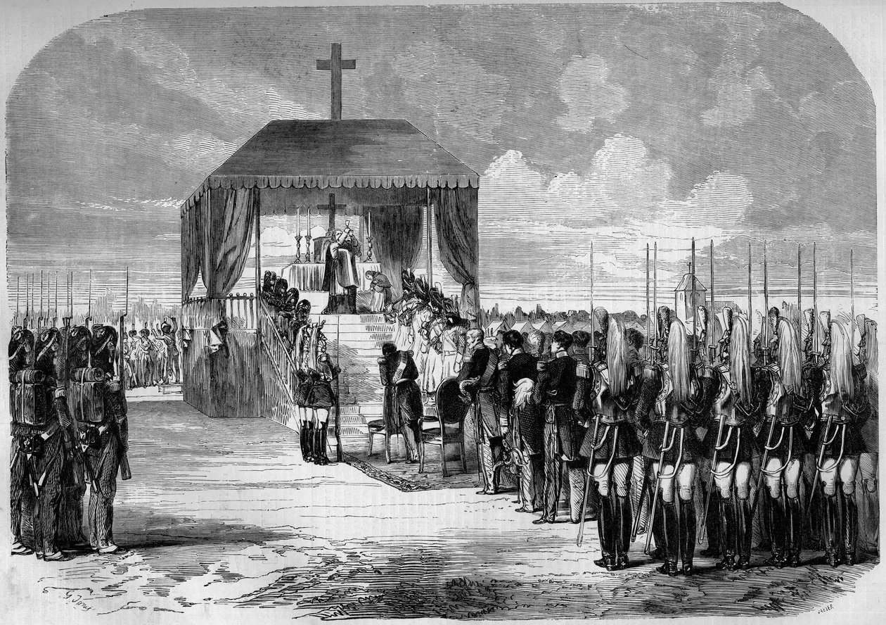Chalons militärläger av Charles Edouard Armand Dumaresq
