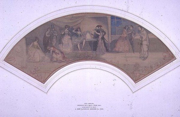 Förberedelser för en festboll av Charles Edward Conder