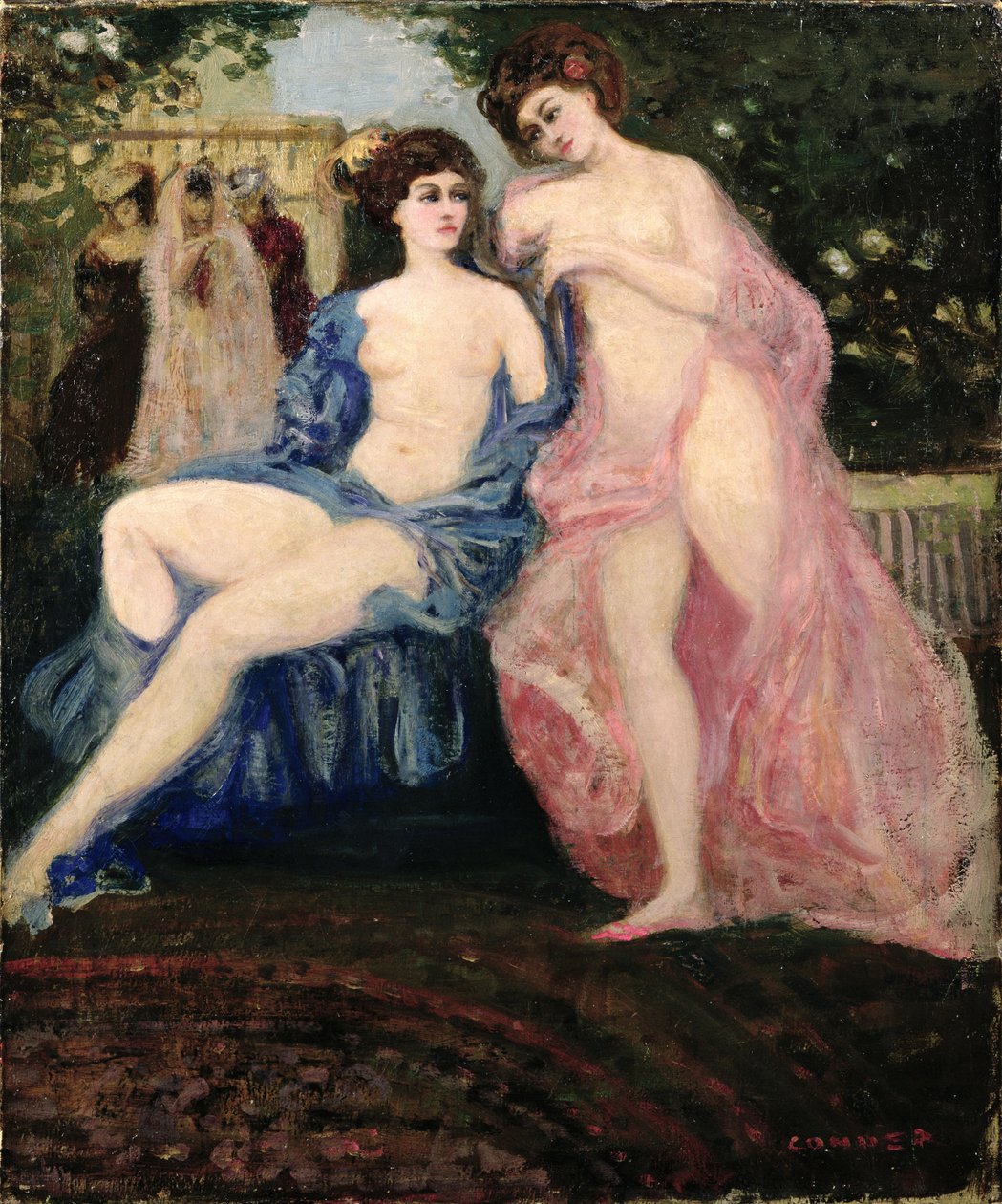 Två kvinnor av Charles Edward Conder