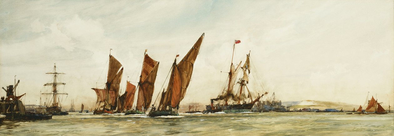Ovanför Woolich av Charles Edward Dixon