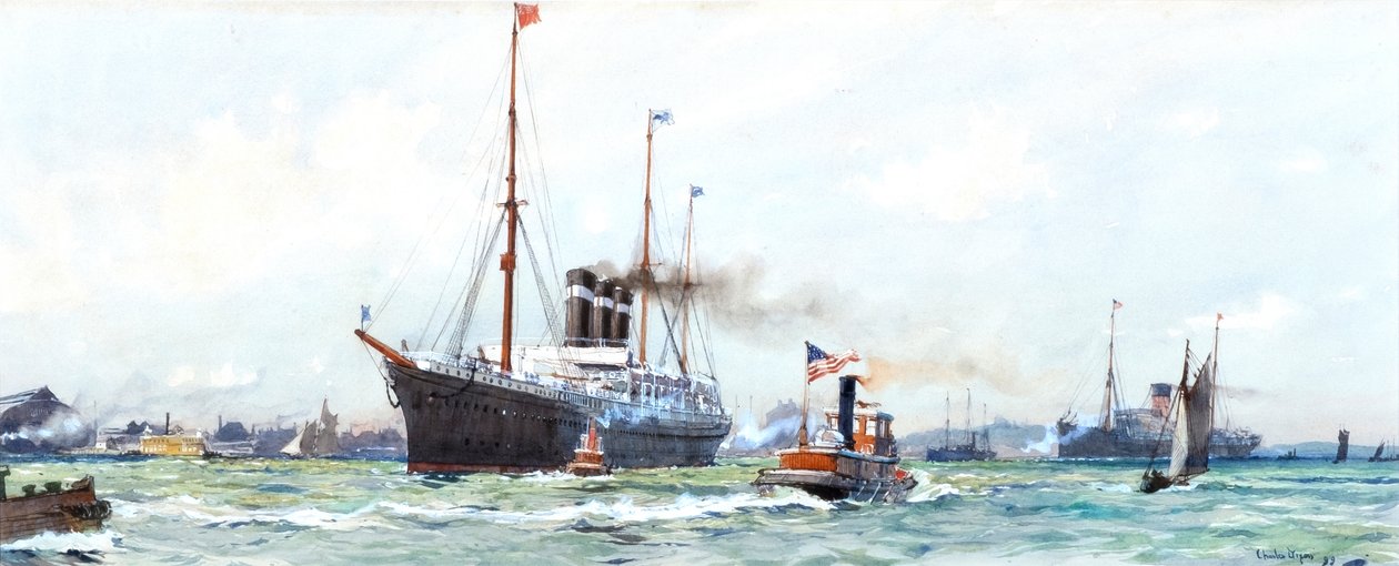 Ångfartyg och bogserbåtar av Charles Edward Dixon