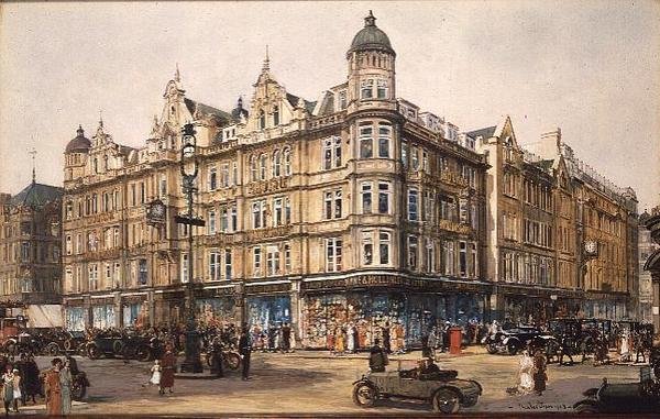 The Old Building, Bourne och Hollingsworth, Oxford Street av Charles Edward Dixon