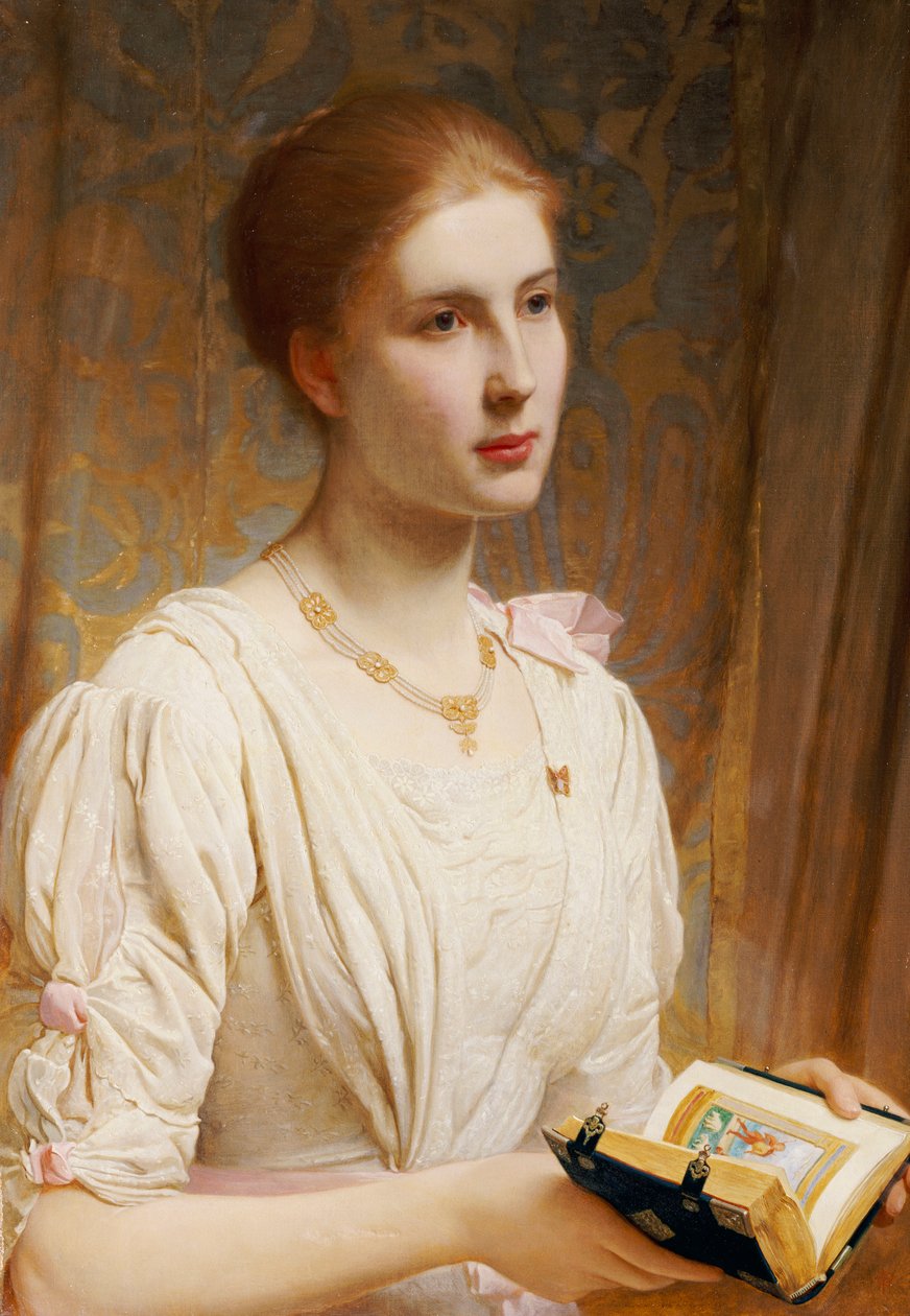 Porträtt av fröken Helen Lindsay av Charles Edward Perugini