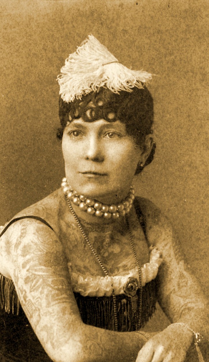 Porträtt av Nora Hildebrandt ca 1895 av Charles Eisenmann