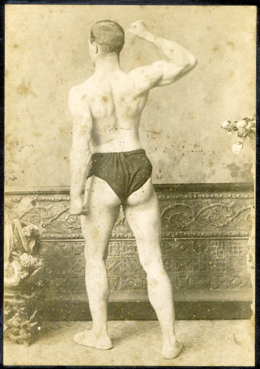 Porträtt av en stark man, ca 1890 av Charles Eisenmann