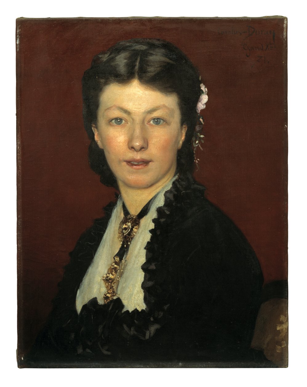 Porträtt av fru Adolphe Neyt av Charles Emile Auguste Carolus Duran
