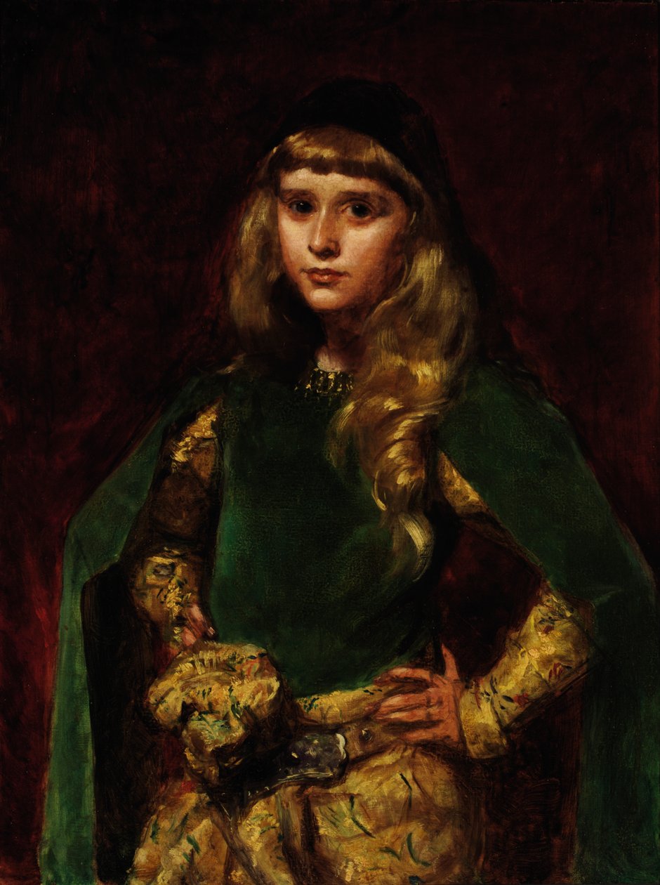 Natalie vid tio, 1887. av Charles Emile Auguste Carolus Duran
