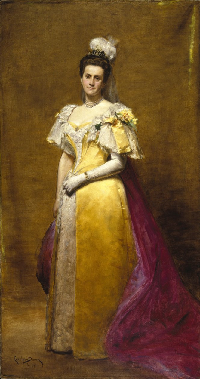 Porträtt av Emily Warren Roebling, 1896 av Charles Emile Auguste Carolus Duran