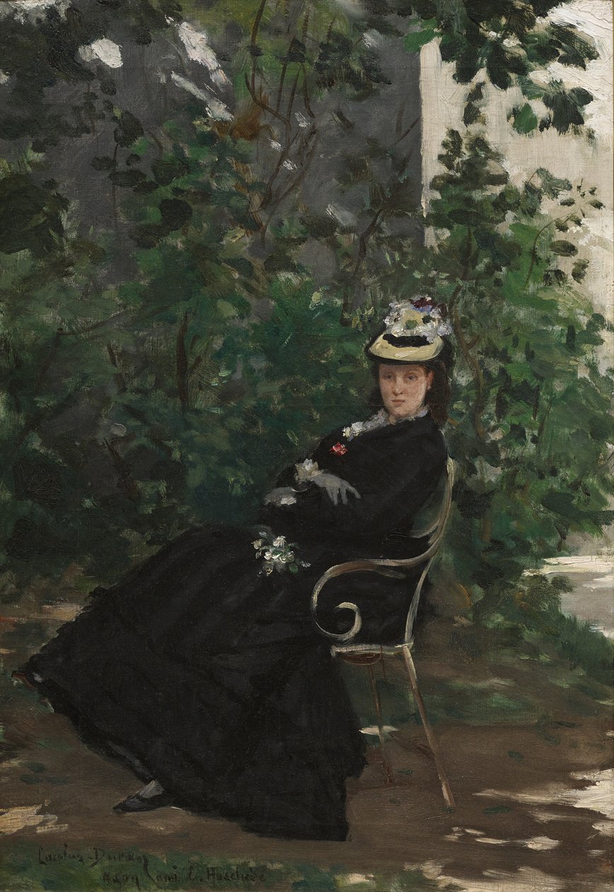 Porträtt av Madame Alice Hoschede, ca 1872-78 av Charles Emile Auguste Carolus Duran