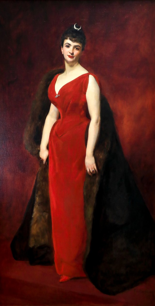 Porträtt av Madame Edgard Stern av Charles Emile Auguste Carolus Duran