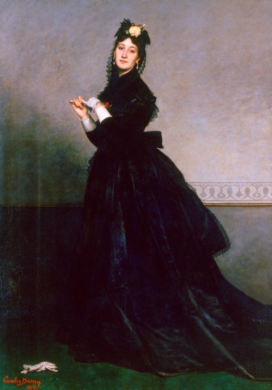 Kvinnan med handsken, 1869 av Charles Emile Auguste Carolus Duran