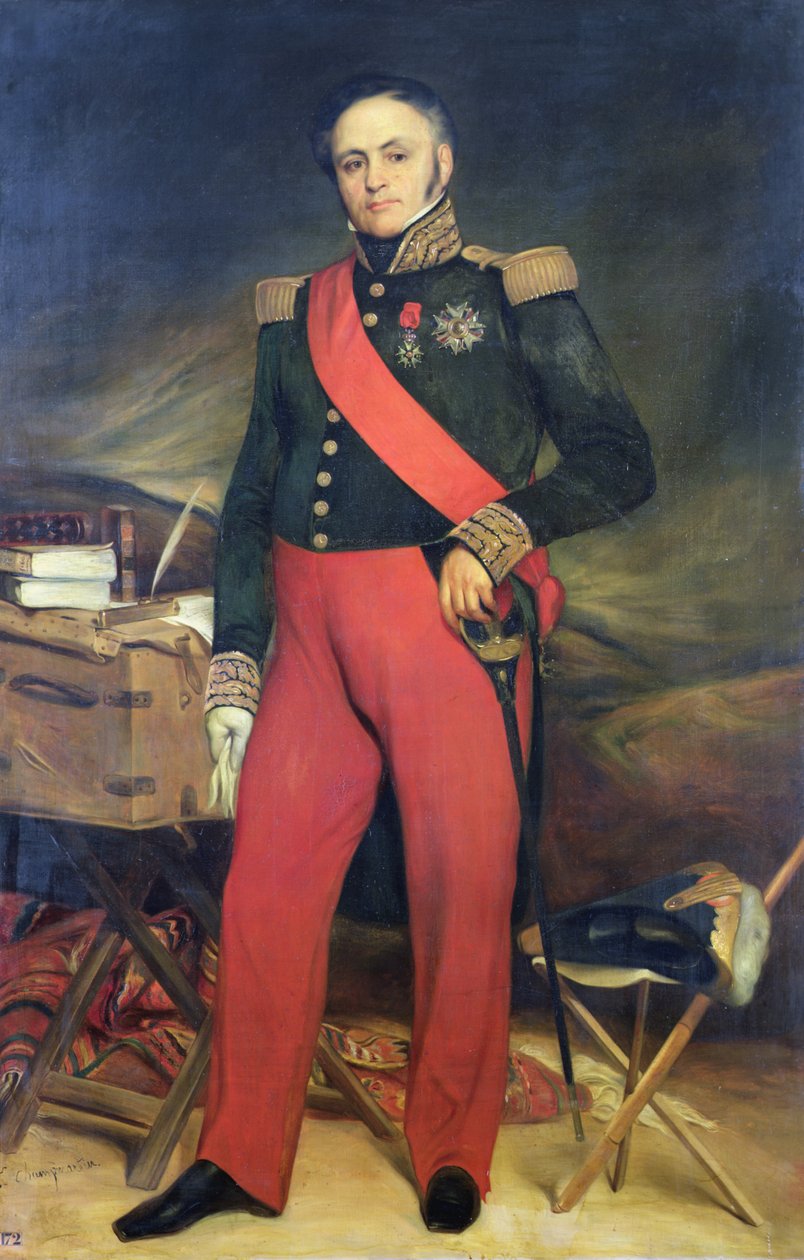 Greve Bertrand Clauzel, marskalk av Frankrike (1772-1842) av Charles Emile Callande de Champmartin