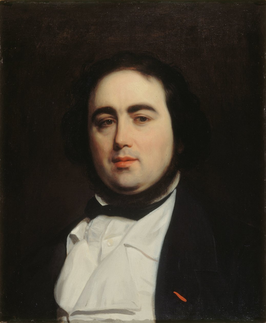 Porträtt av författaren Jules Janin 1804-1874, ca 1839. av Charles Emile Callande de Champmartin