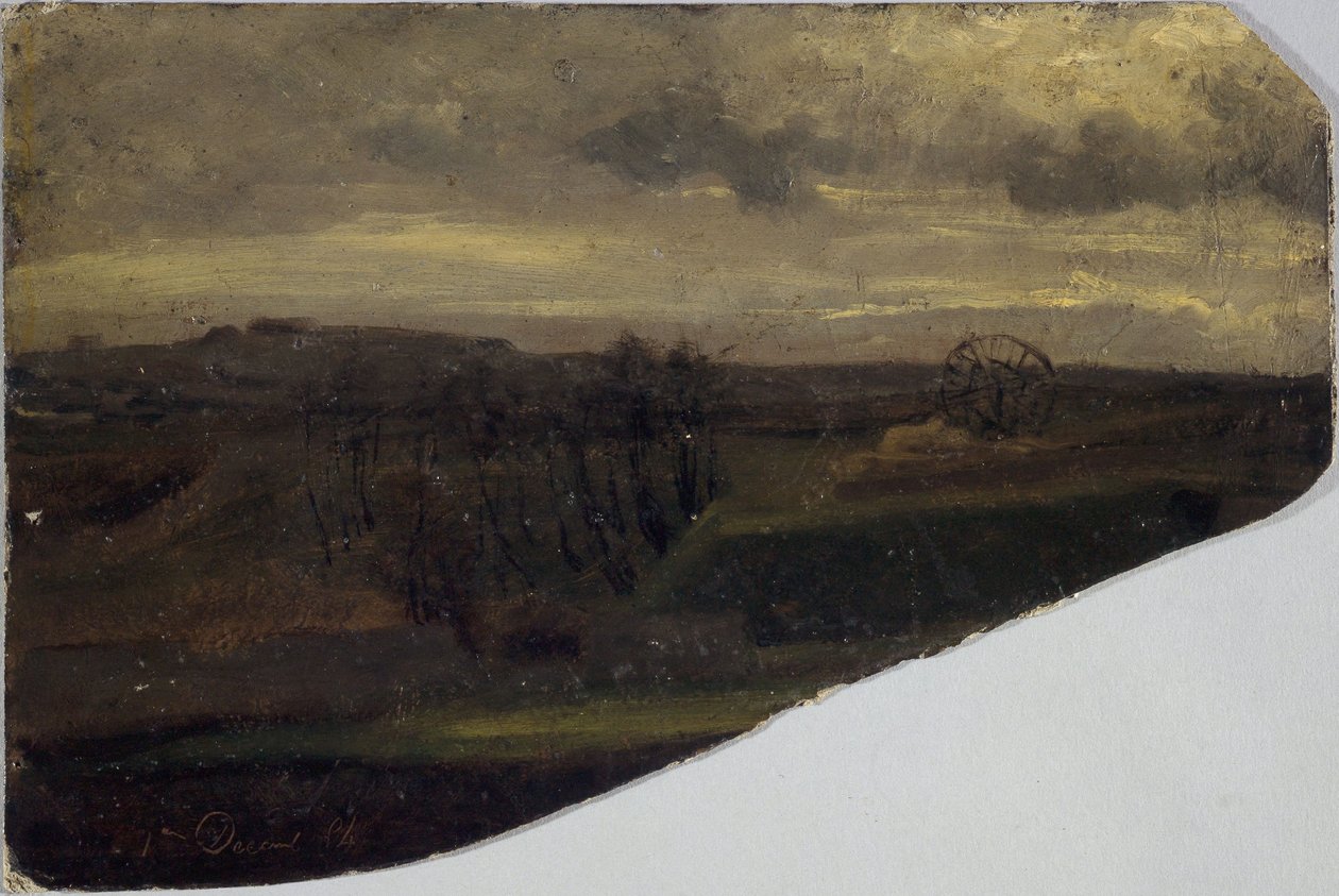 Landsbygd nära Paris av Charles Emile Cuisin