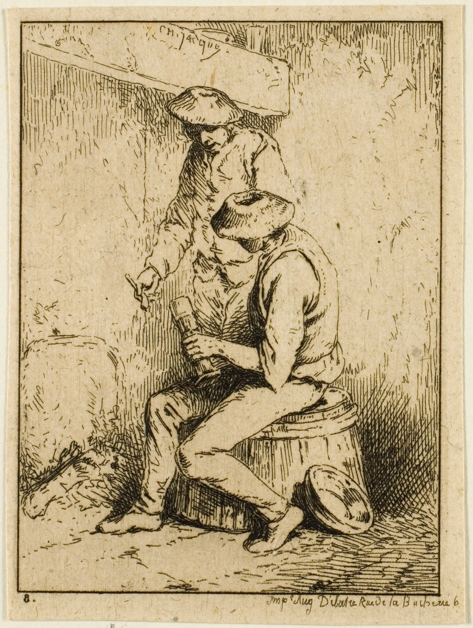 Drickare av Charles Emile Jacque