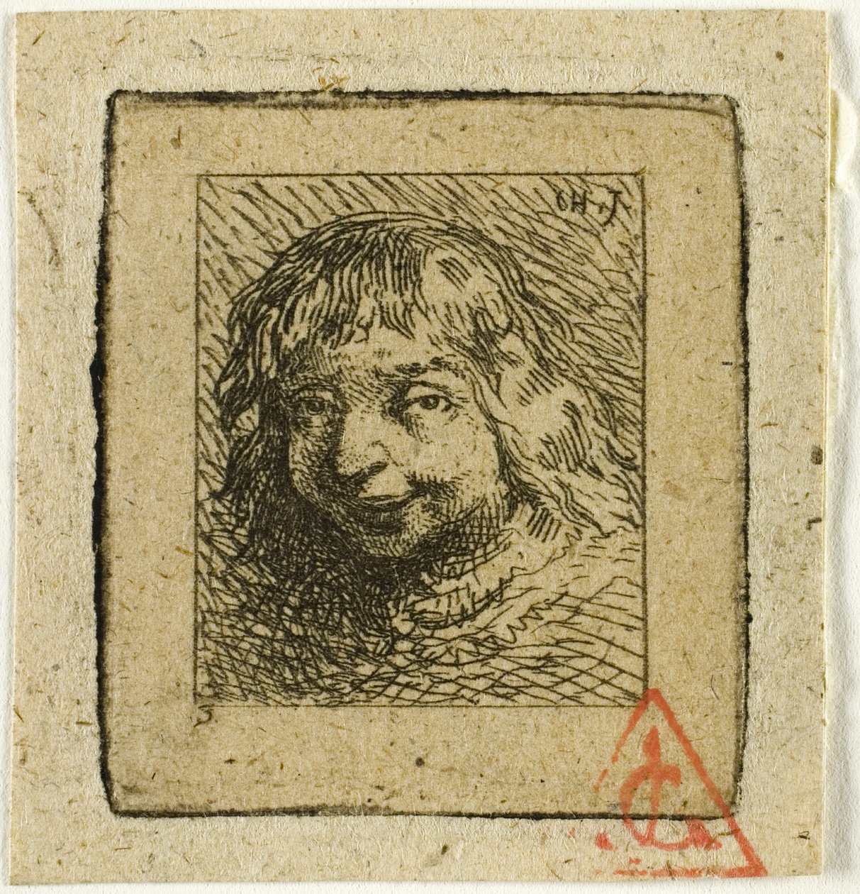 Chef för en breton av Charles Emile Jacque